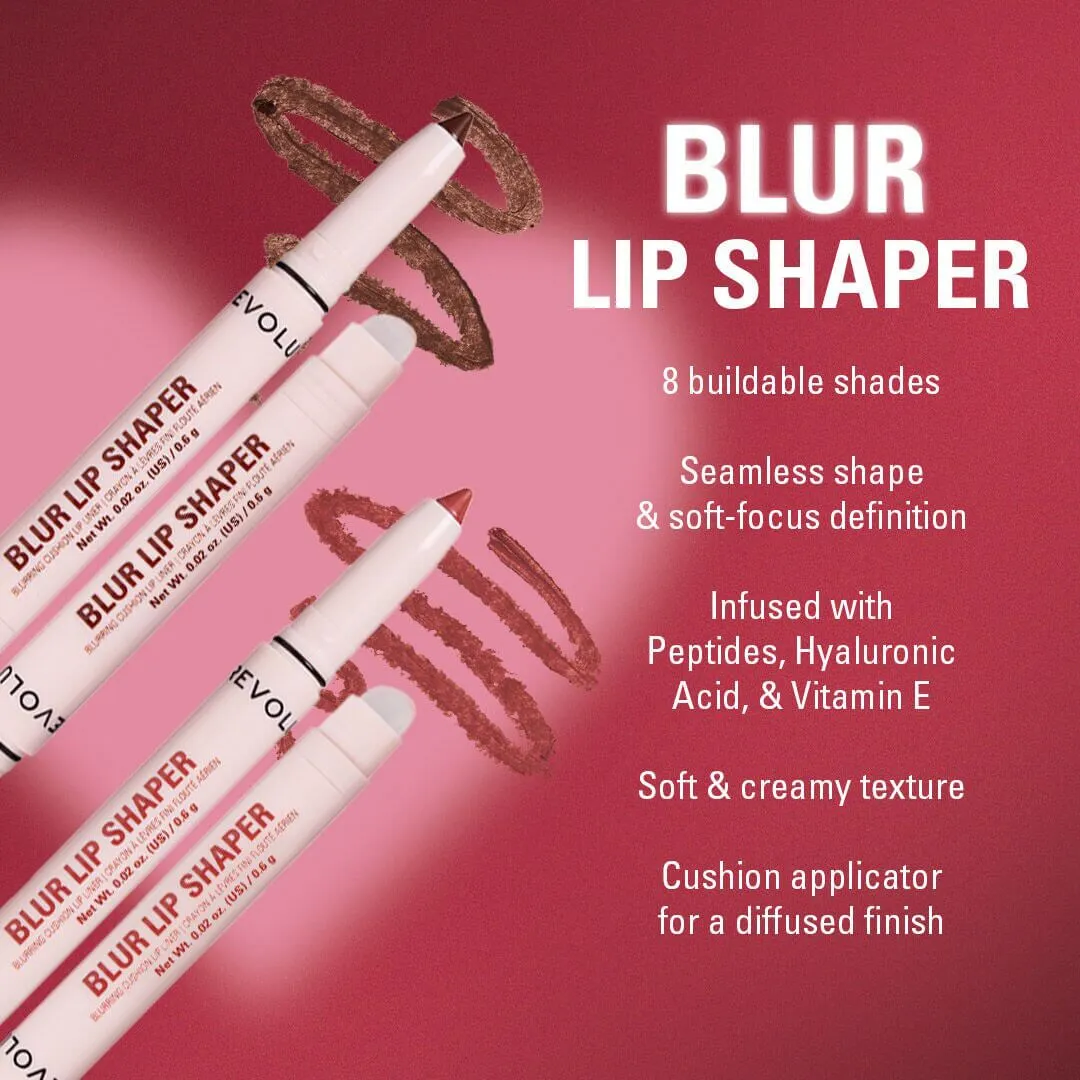 Revolution Blur Lip Shaper crayon lèvres Cocoa Crush flouté