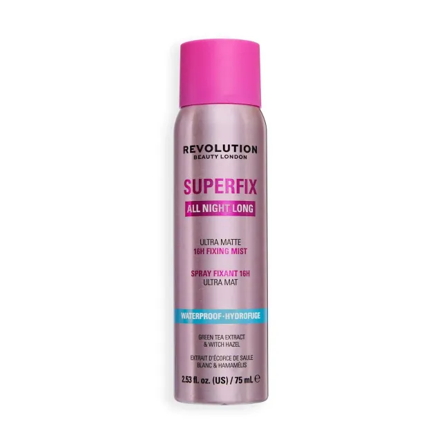 Revolution Superfix All Night spray fixateur mat 75ml