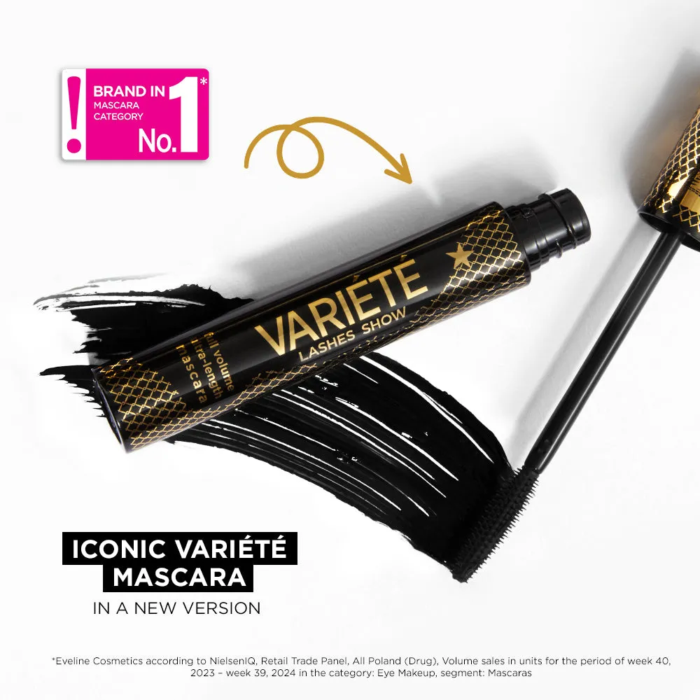 Eveline Variété Lashes Show mascara noir extra black volume
