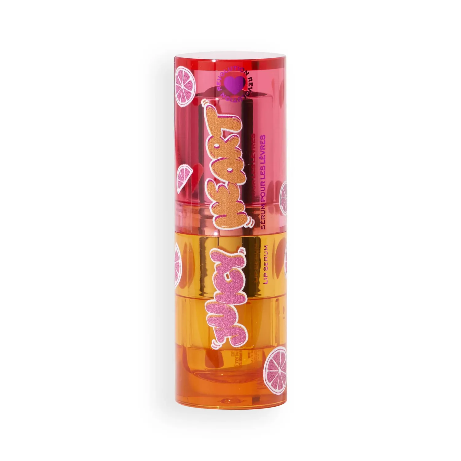 I Heart Revolution Juicy Heart serum lèvres pamplemousse rose