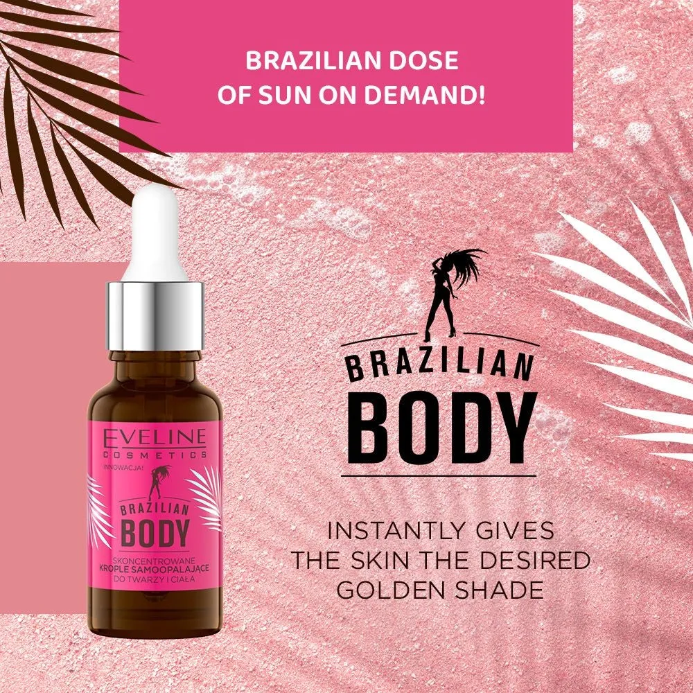 Eveline Brazilian Body gouttes autobronzantes visage