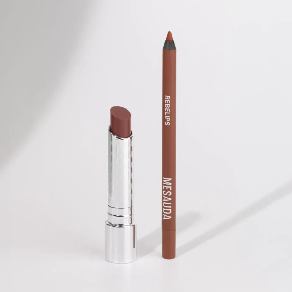 Mesauda Spicy Kiss duo lèvres crayon + baume cannelle