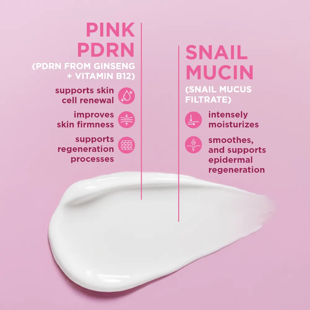 Eveline Pink Snail lait corps nourrissant régénérant