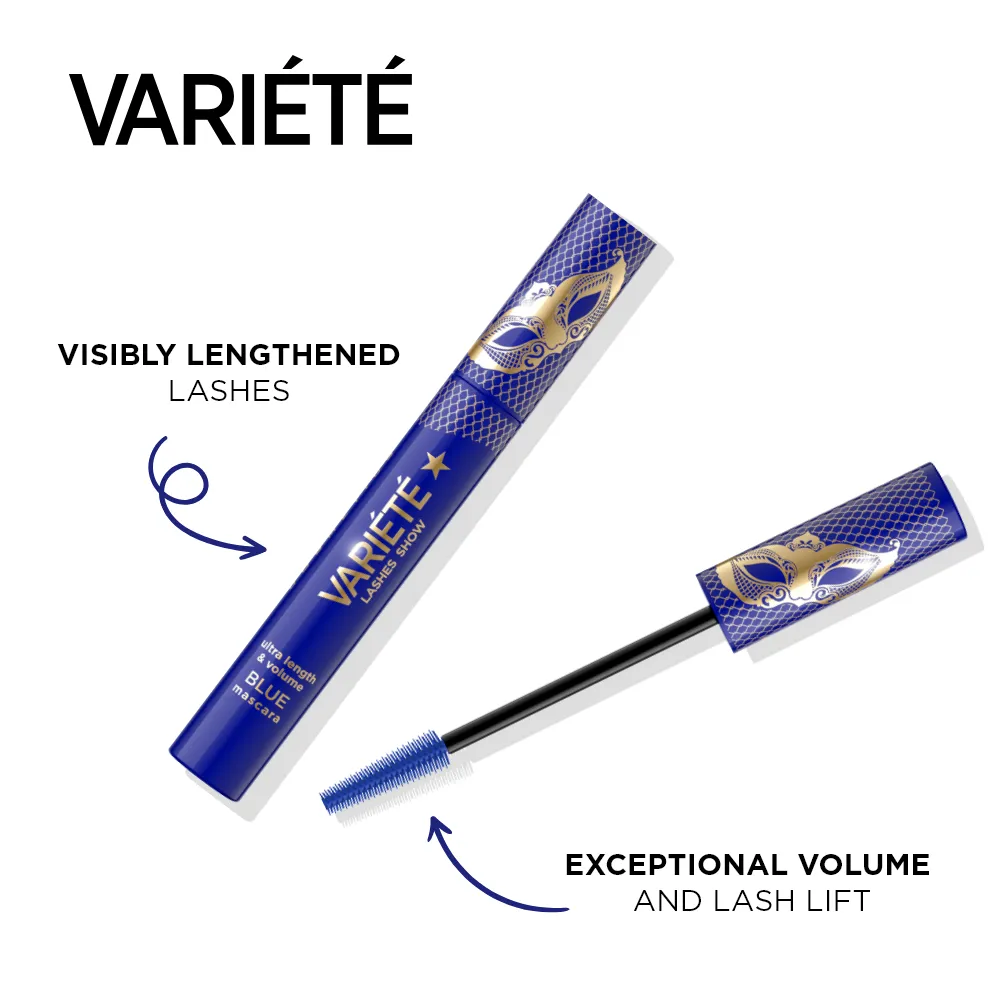 Eveline Variété mascara bleu allongeant épaississant