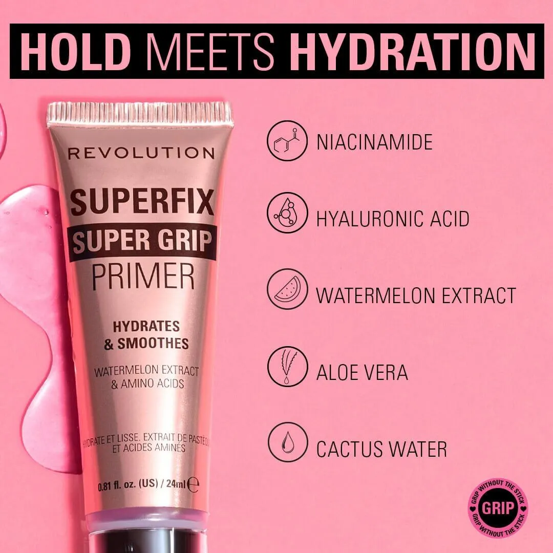 Revolution Superfix Grip Primer base hydratante grip longue tenue