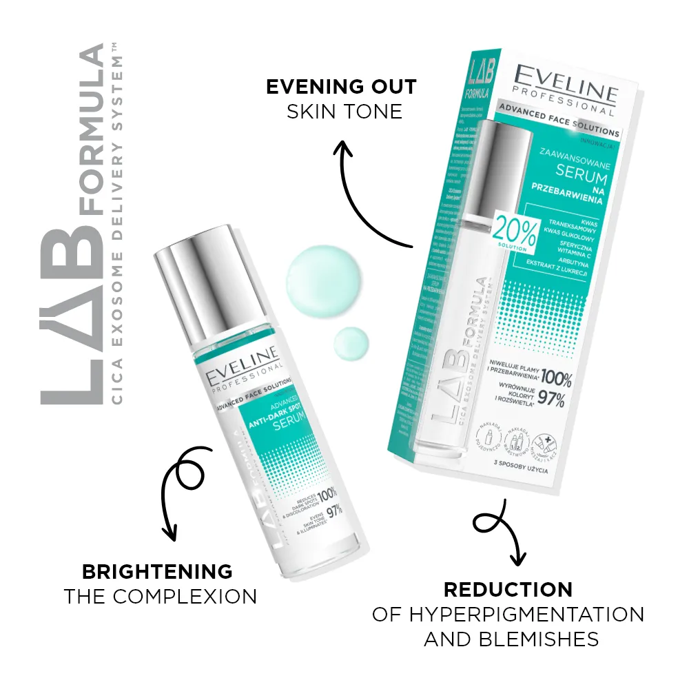 Eveline Lab Formula sérum anti-taches acide tranexamique éclat