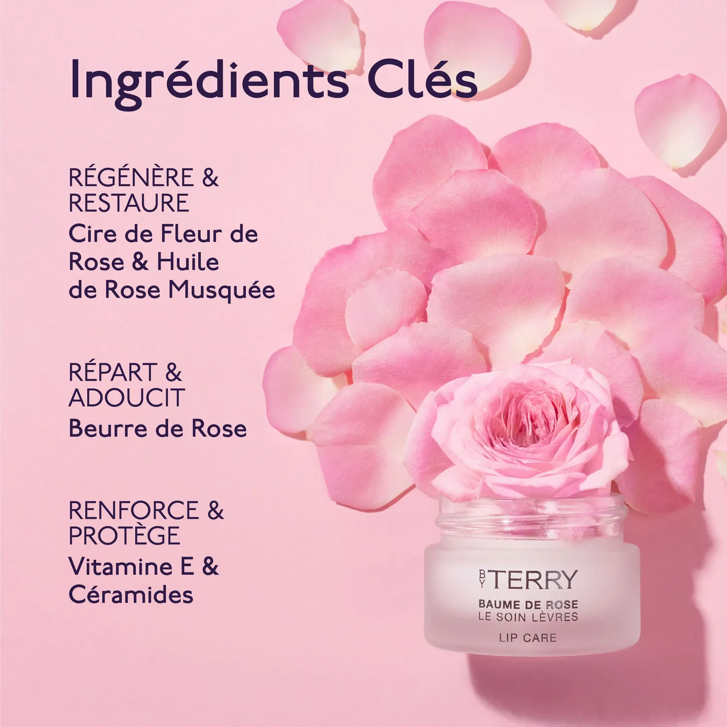 By Terry Baume de Rose baume à lèvres nourrissant