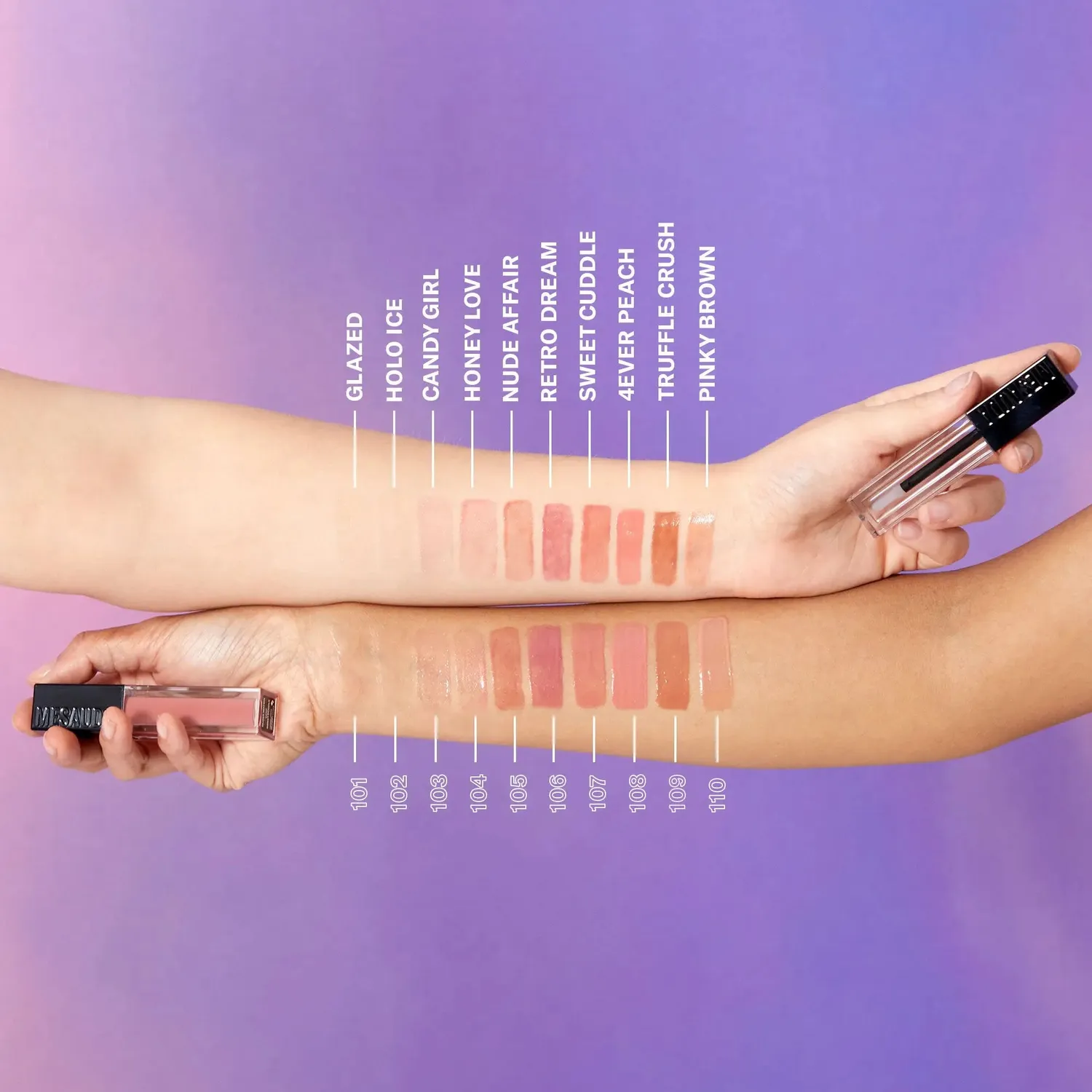 Mesauda Gloss Matrix gloss nude affairs hydratant