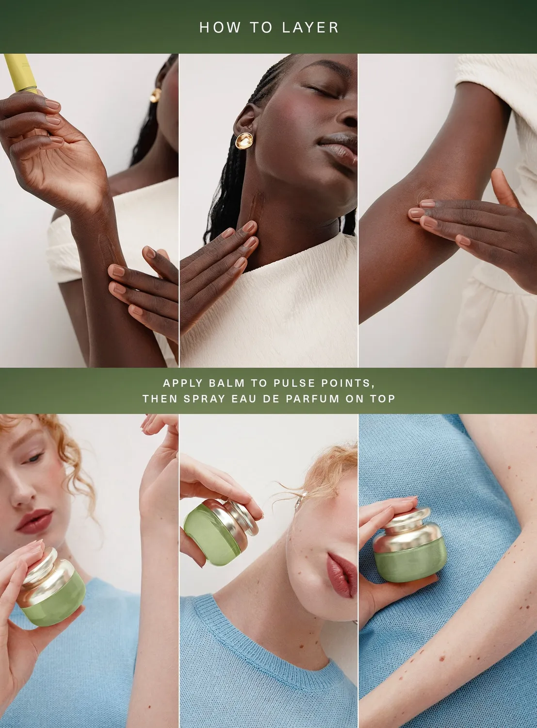Rare Beauty Fragrance Layering Balm baume parfum poire fruitée