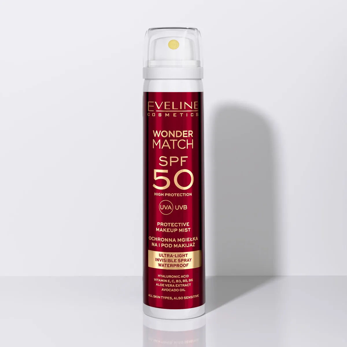 Eveline Wonder Match spray visage SPF 50 waterproof