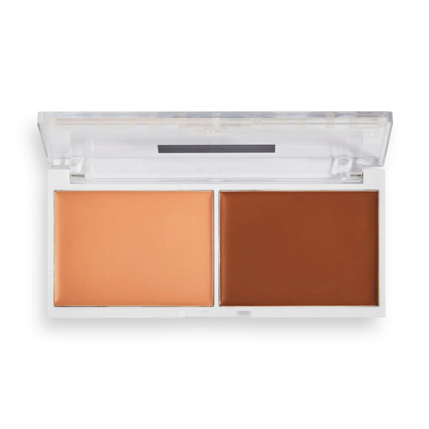 Revolution Relove Cream Contour Duo palette teint Medium mat