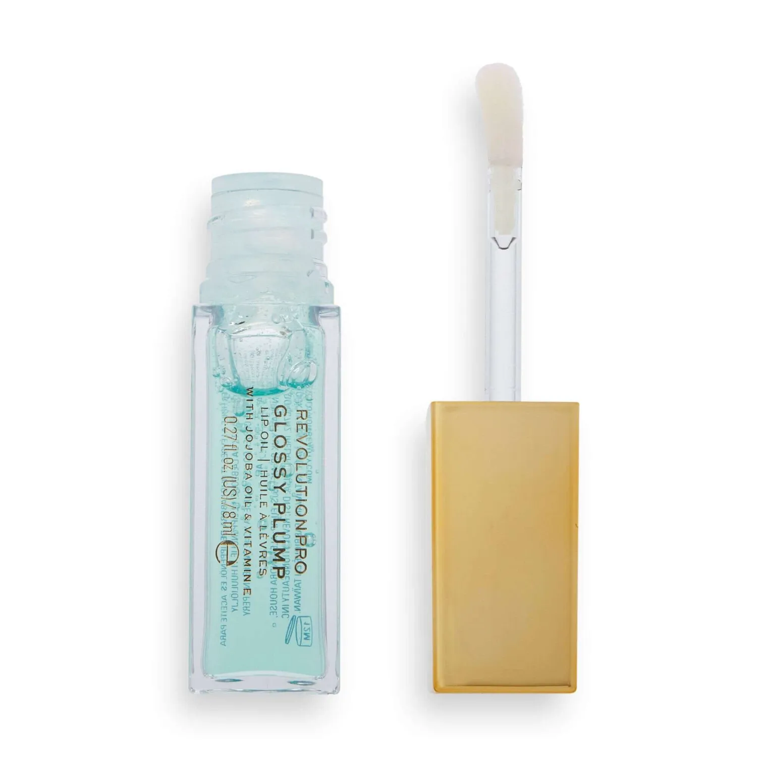 Revolution Pro Glossy Plump huile à lèvres menthe teinte bleue