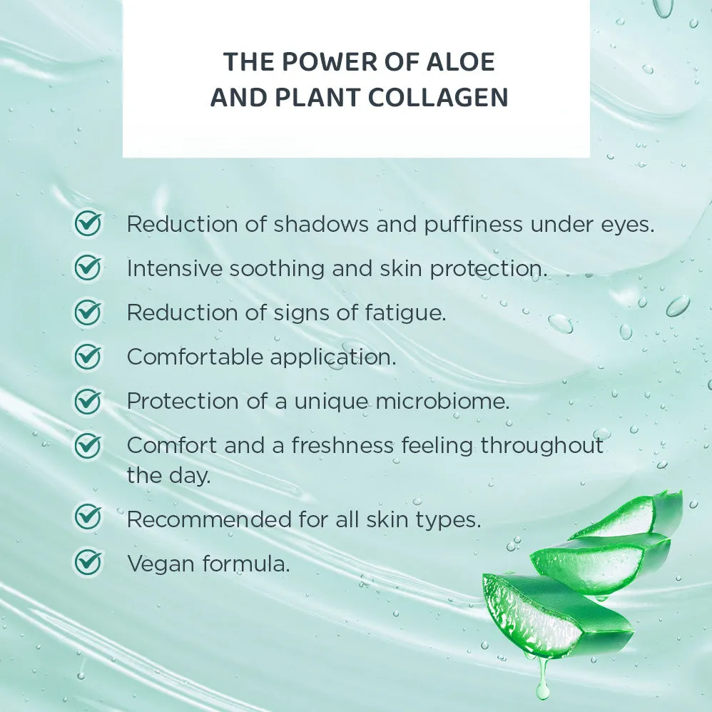 Eveline Aloe Collagen gel contour des yeux roll-on hydratant