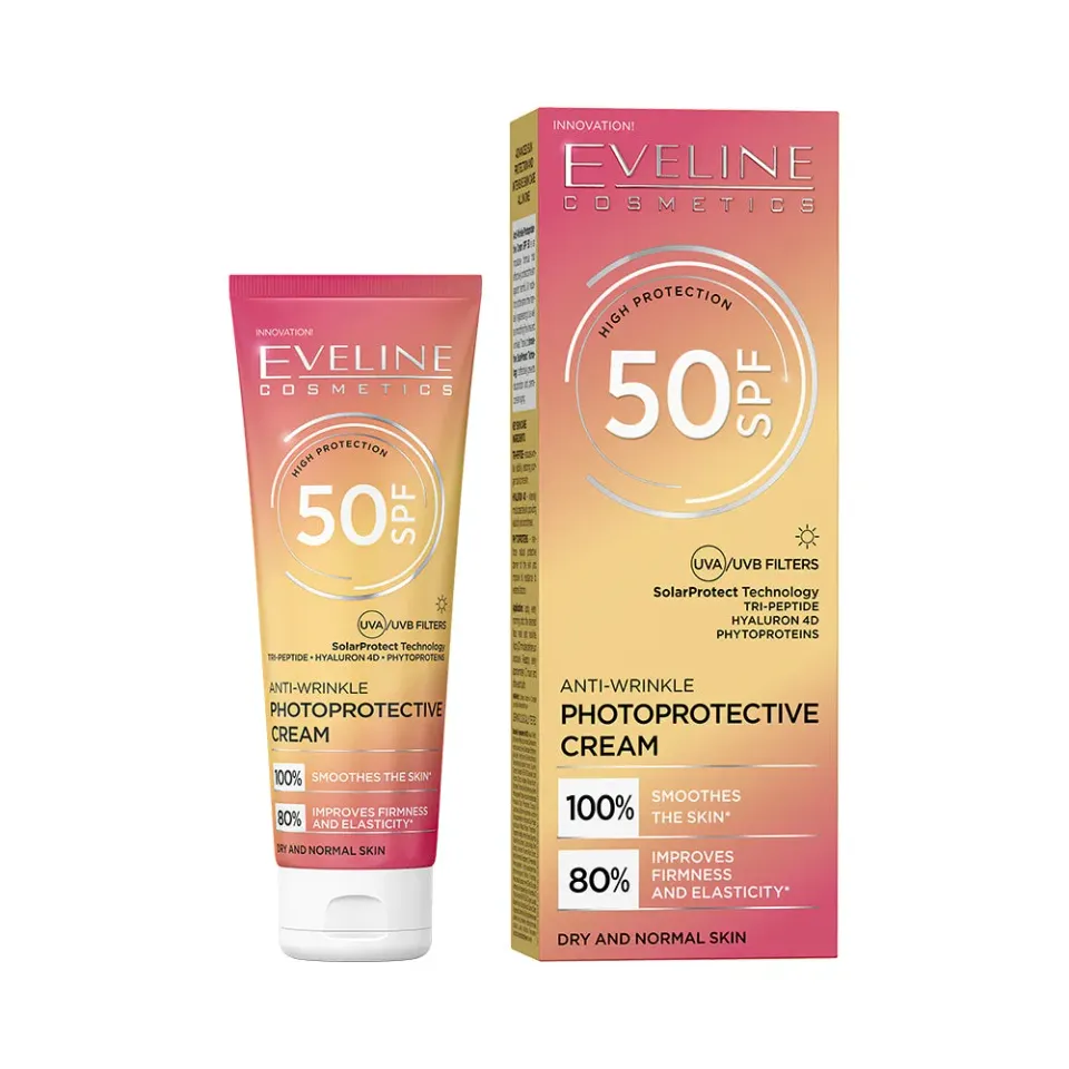 Eveline Face Care soin SPF 50 rides fermeté peau normale