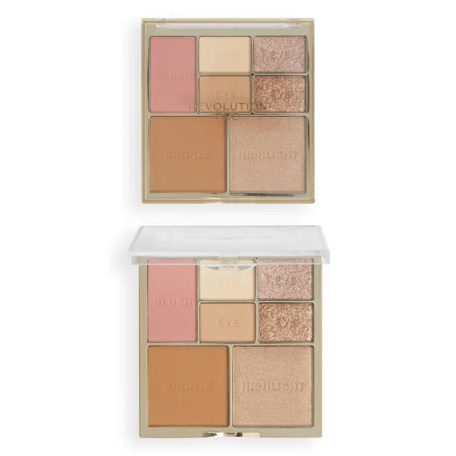 Revolution Pro Iconic Eye Cheek Palette Light Medium