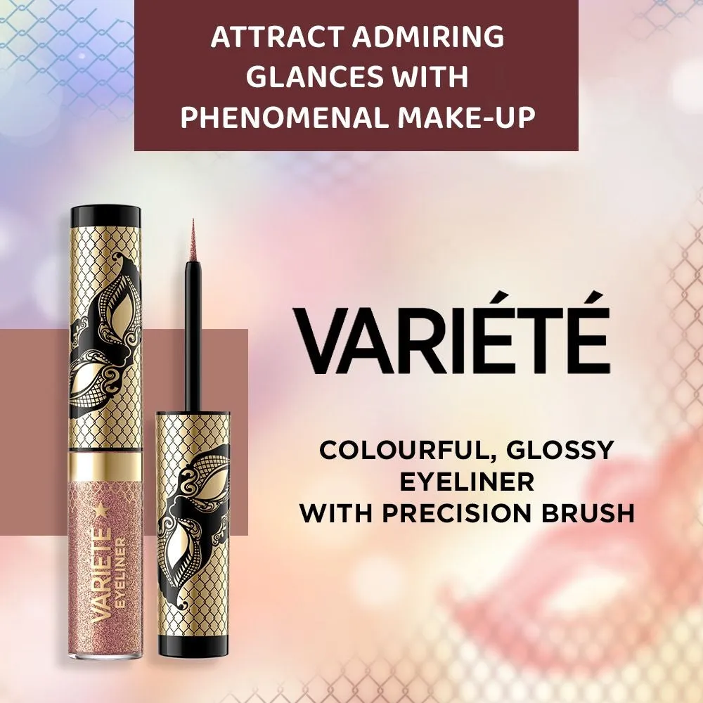 Eveline Variété eyeliner liquide waterproof métallique