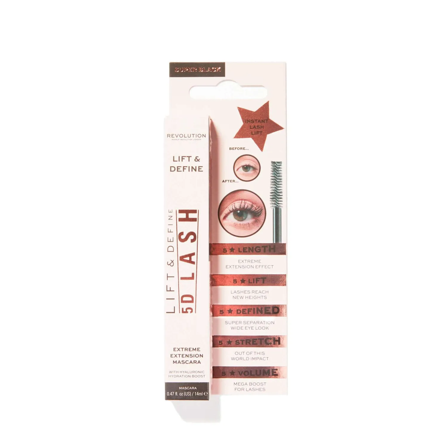 Revolution 5D Lash mascara noir volume extrême