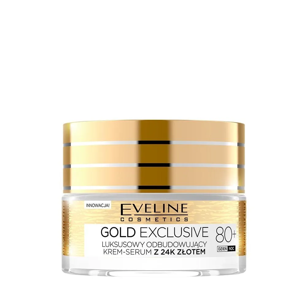 Eveline Cosmetics Gold Lift Expert crème-sérum or 24 carats 80+