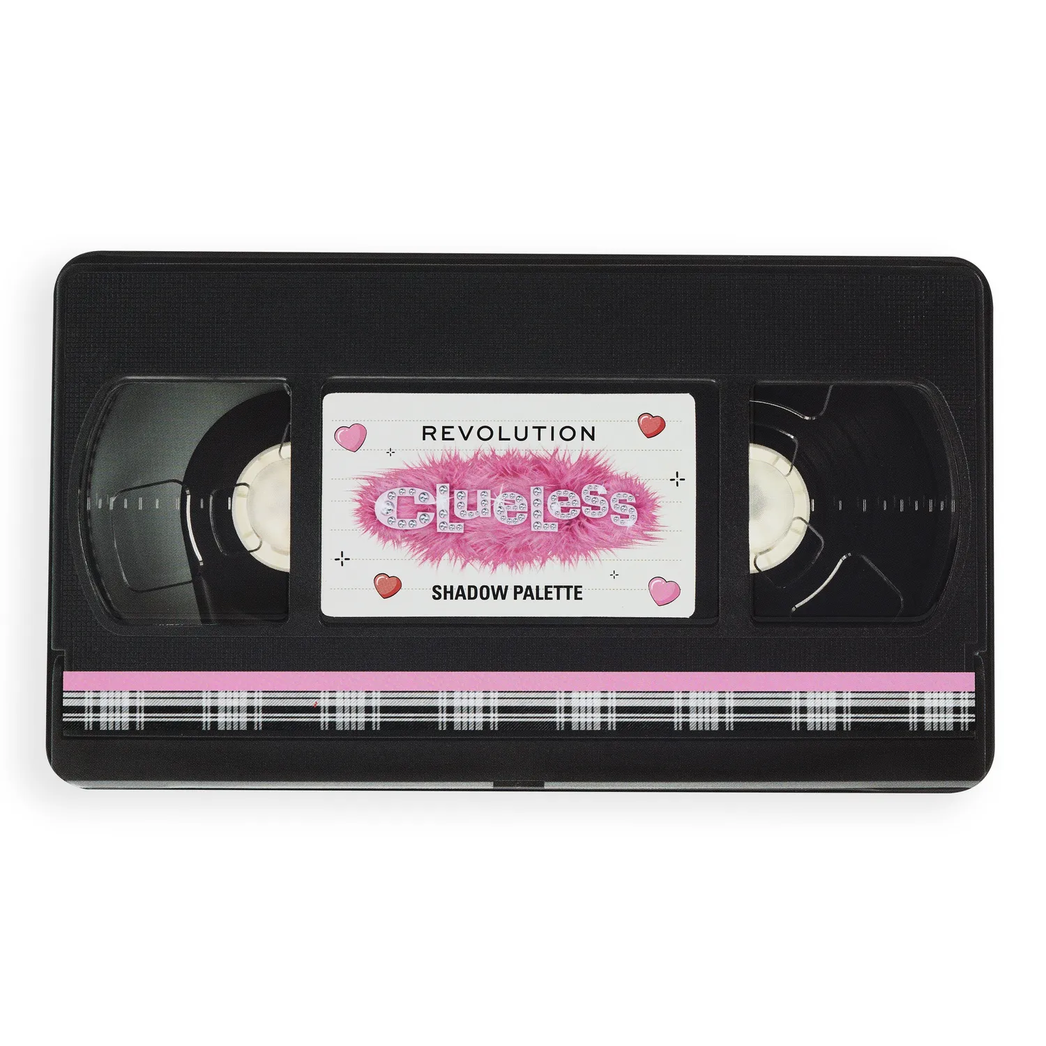 Revolution x Clueless VHS palette fards 18 nudes shimmer
