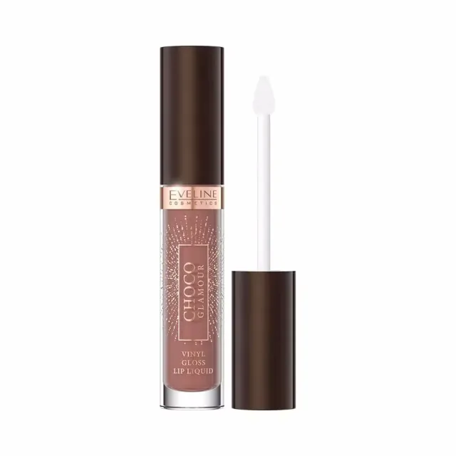 Eveline Cosmetics Choco Glamour gloss lèvres effet glossy