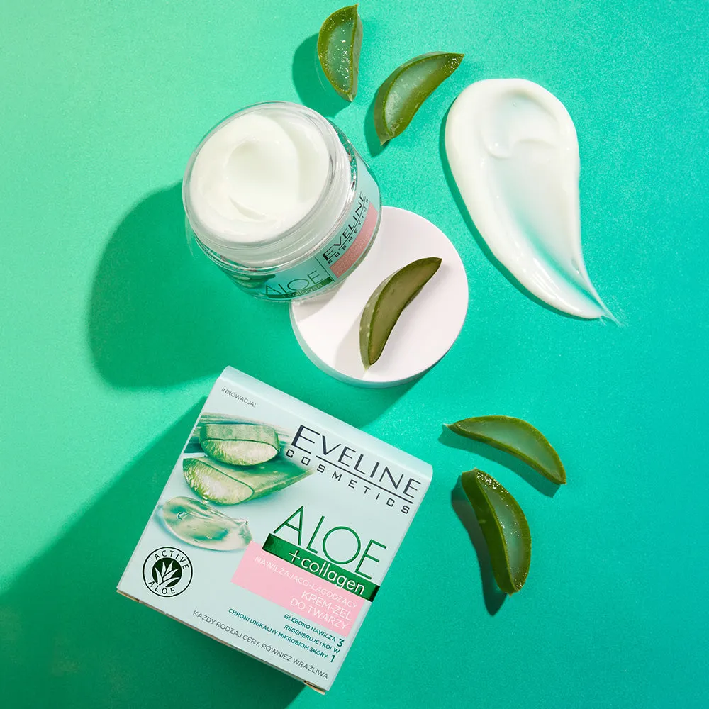 Eveline Aloe Collagen crème-gel visage hydratante