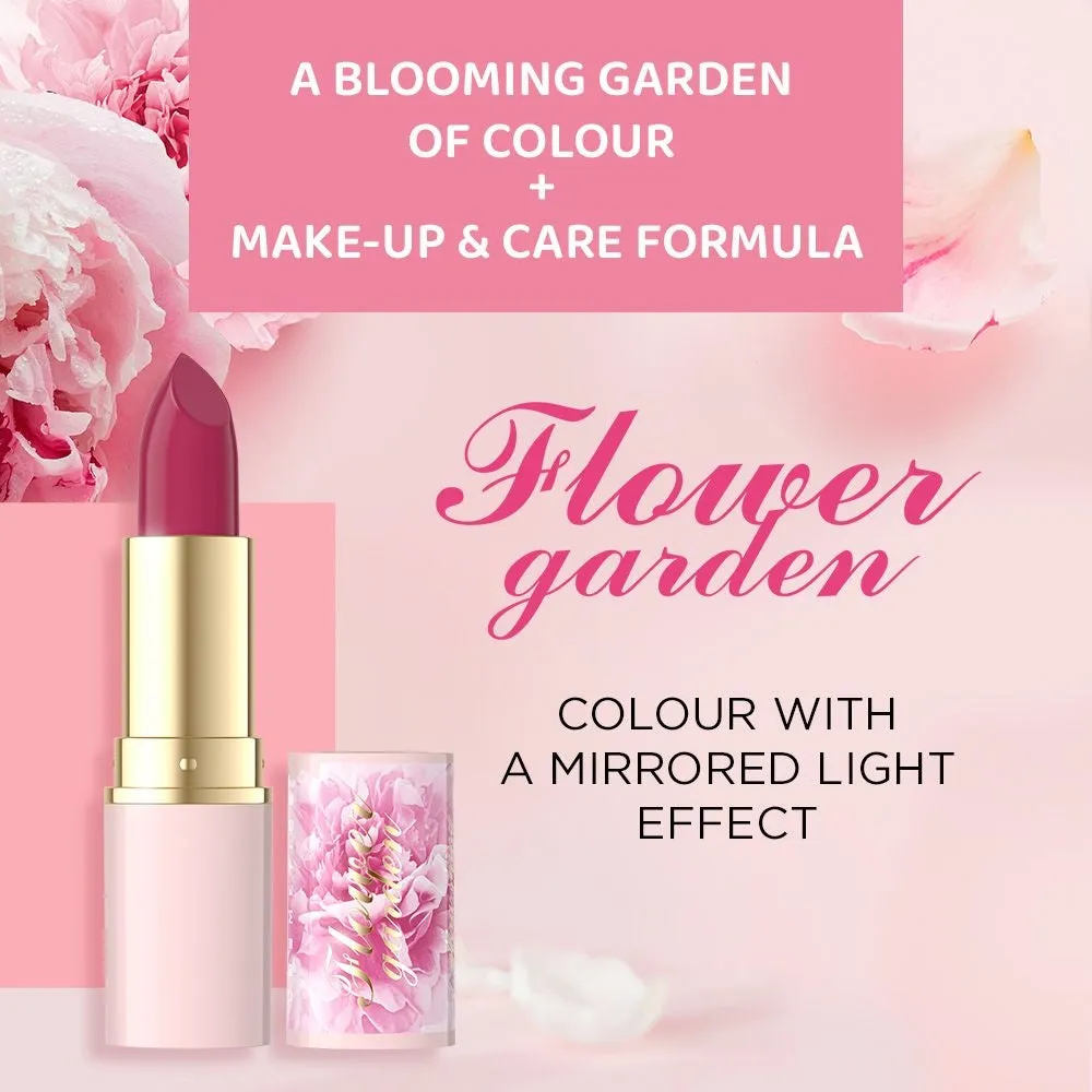 Eveline Cosmetics Flower Garden rouge à lèvres hydratant n°02