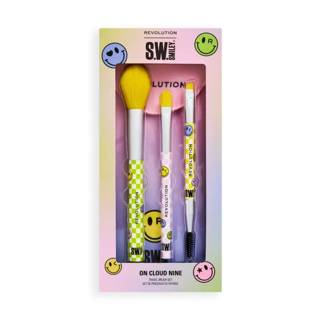 Revolution x S.W. Smiley On Cloud Nine set 3 pinceaux visage