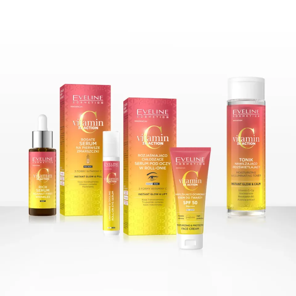 Eveline Vitamin C 3x Action coffret visage 4 pièces éclat