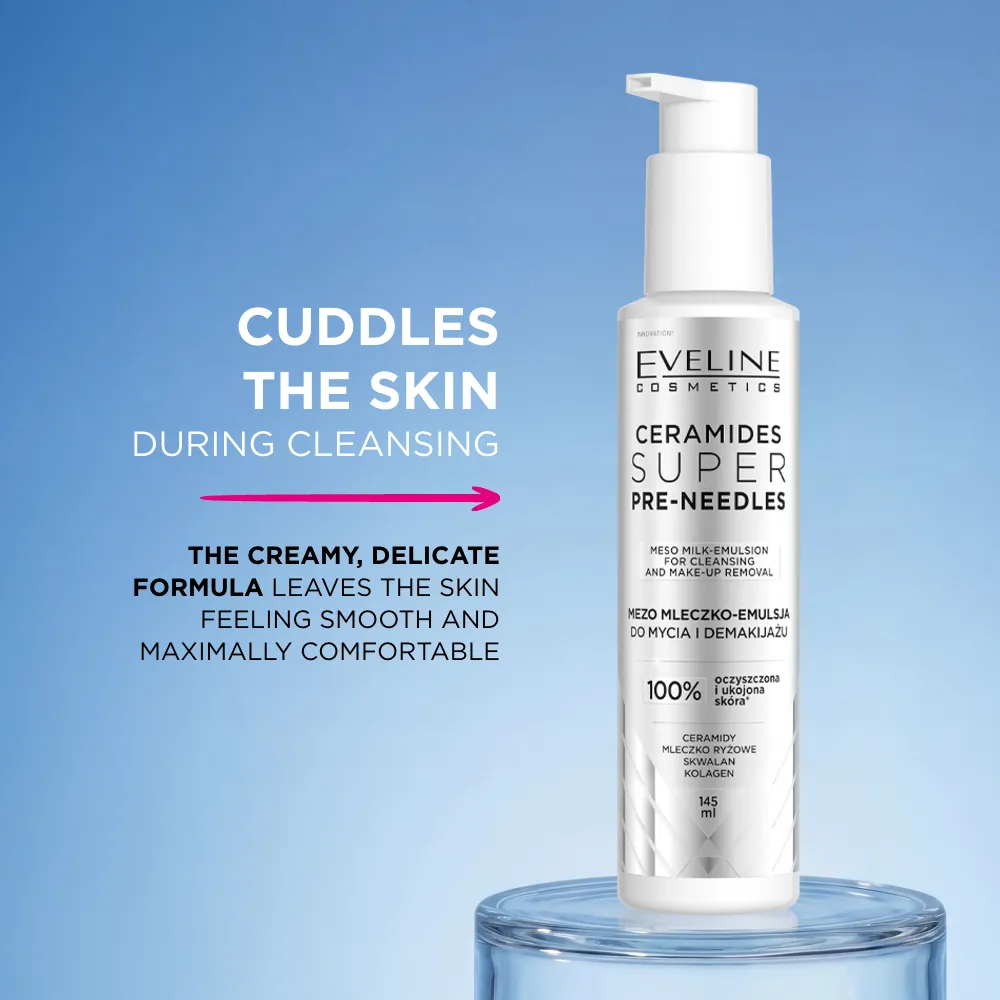 Eveline Super Needles émulsion lait démaquillante céramides
