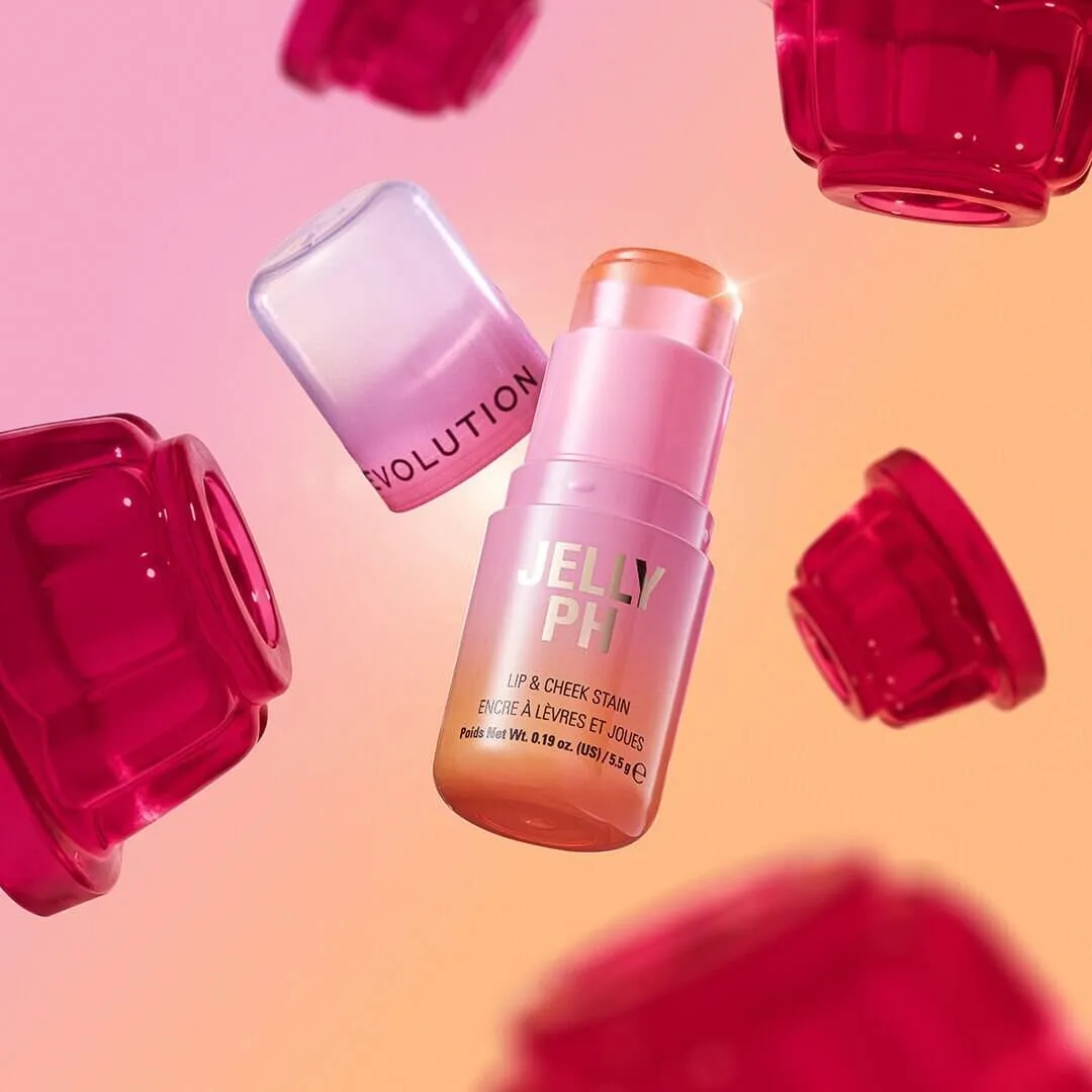 Revolution Jelly Glow blush lèvres et joues teinte pH