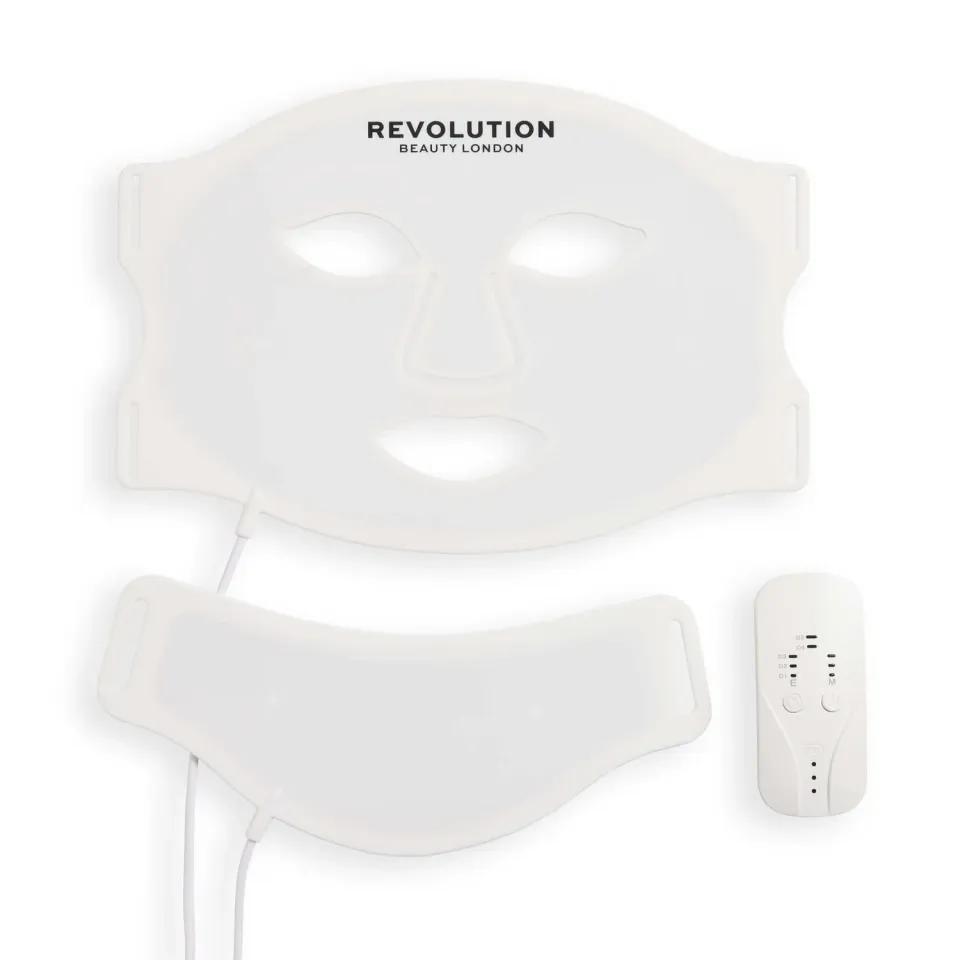Revolution Pro Miracle masque LED visage et cou blanc silicone