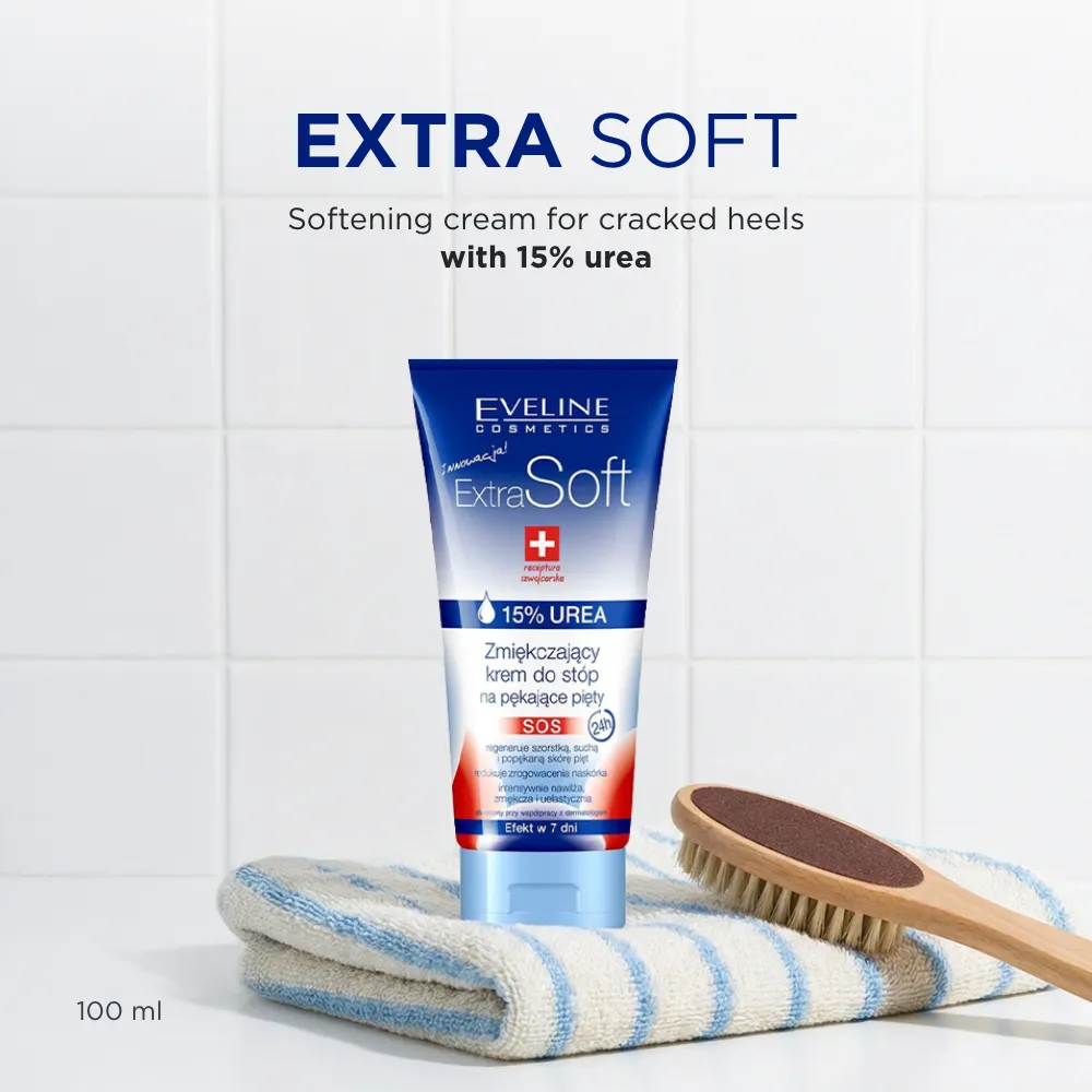 Eveline Extra Soft crème talons crevassés urée 15%