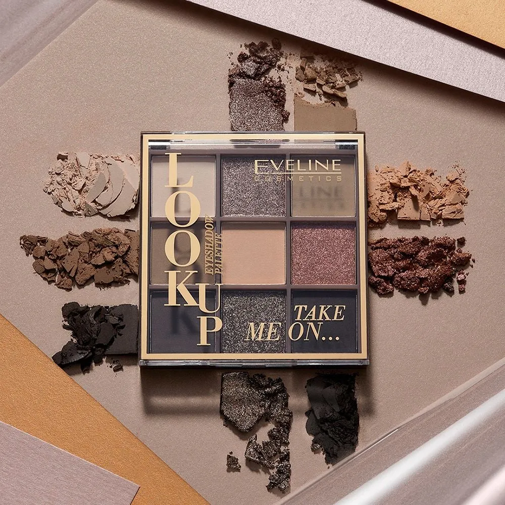 Eveline Look Up Take Me On palette 9 fards beiges