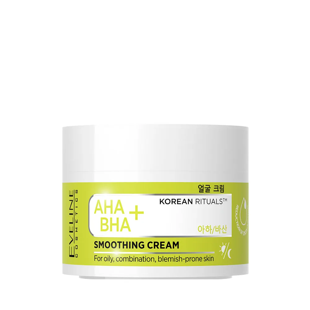 Eveline Korean Rituals crème visage lissante AHA BHA pores