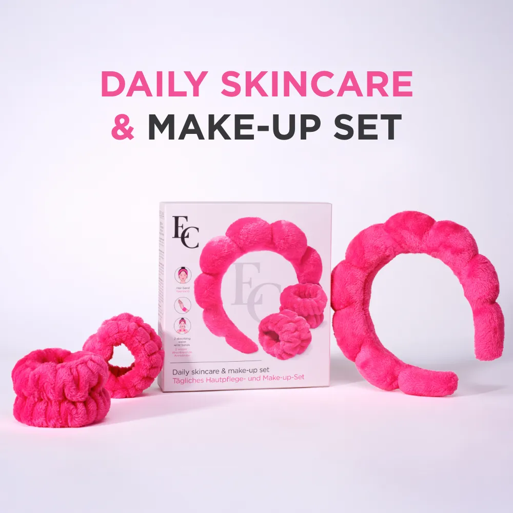 Eveline Cosmetics Daily Set bandeau maquillage rose 3 pièces