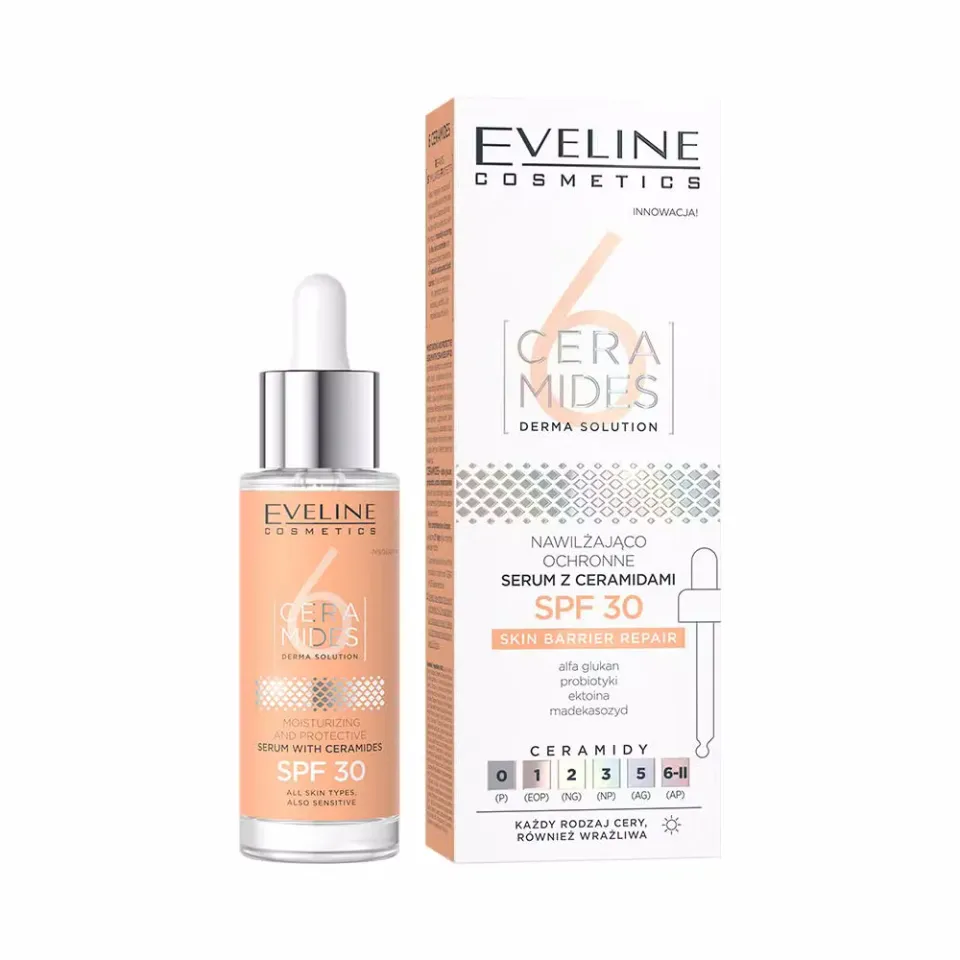 Eveline 6 Ceramides sérum hydratant protecteur SPF30