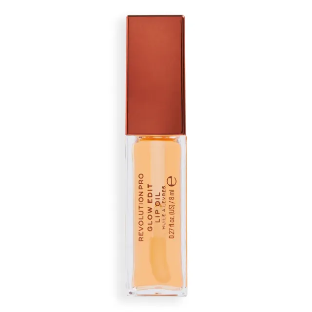 Revolution Pro Glow Edit huile lèvres Soleil Orange brillant
