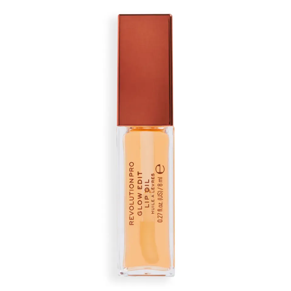 Revolution Pro Glow Edit huile lèvres Soleil Orange brillant