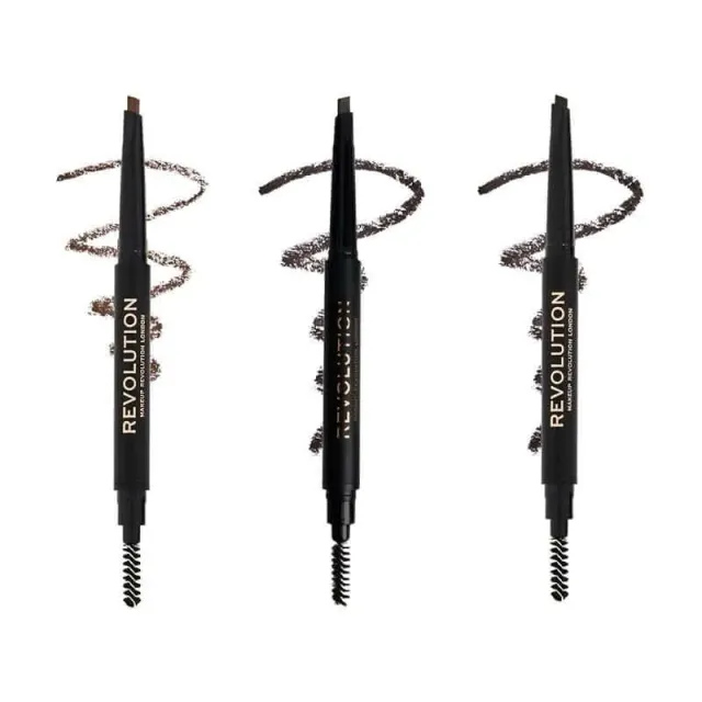 Revolution Duo Brow Definer crayon sourcils Light Brown