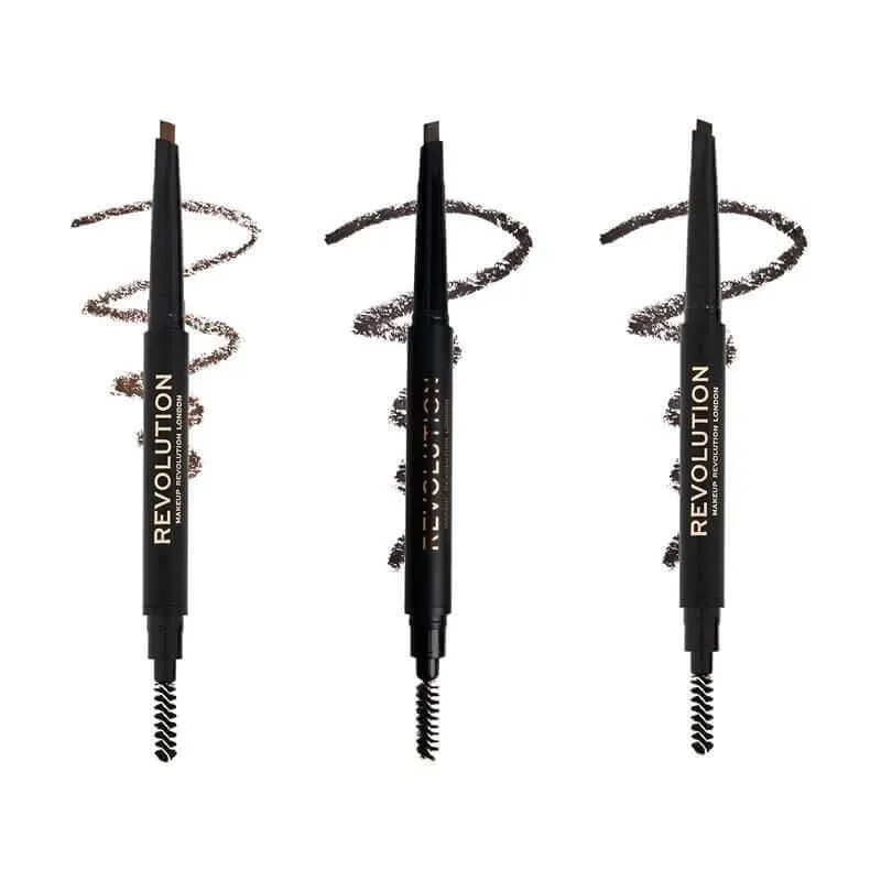 Revolution Duo Brow Definer crayon sourcils Light Brown