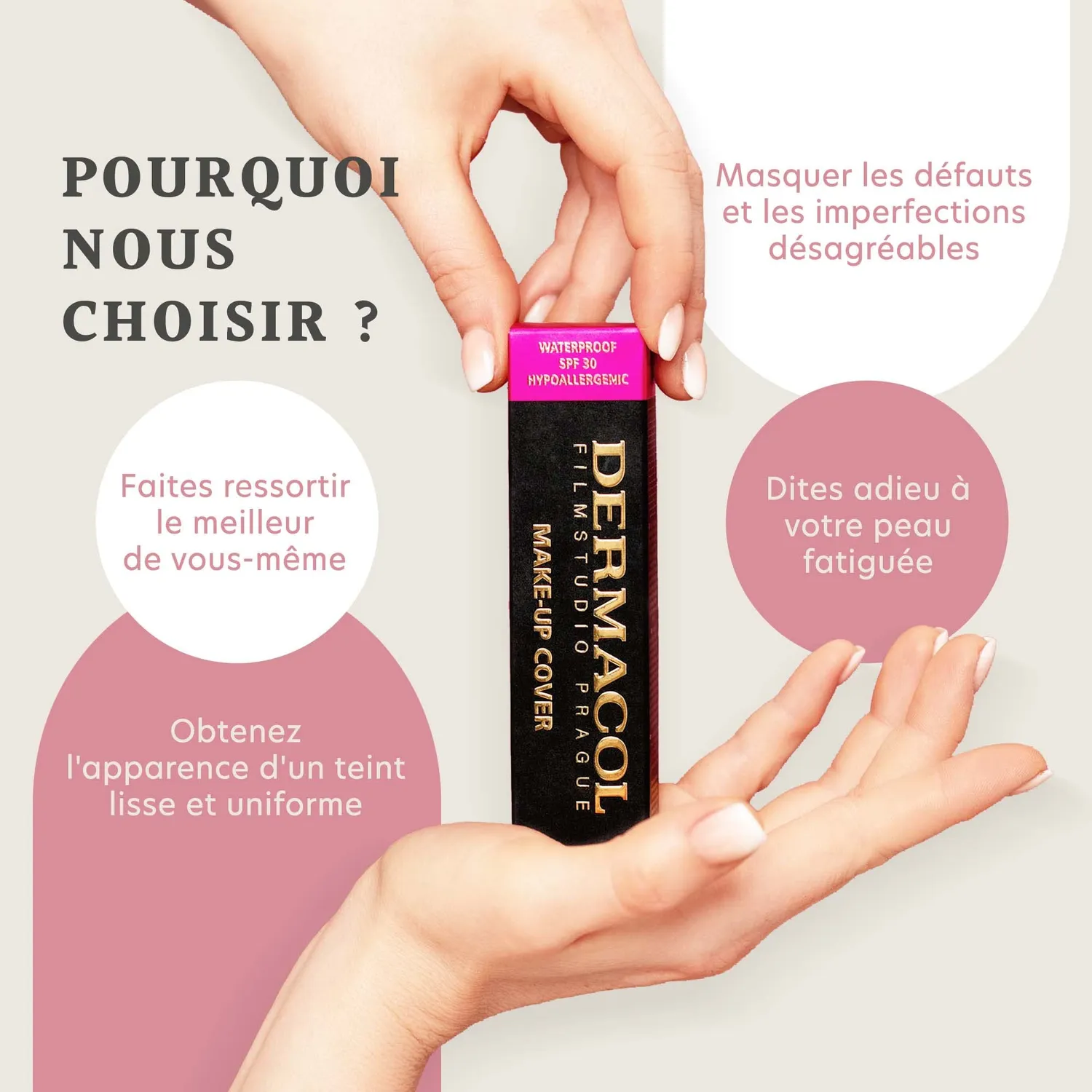 Dermacol Make Up Cover fond de teint 210 30 g SPF30 mat