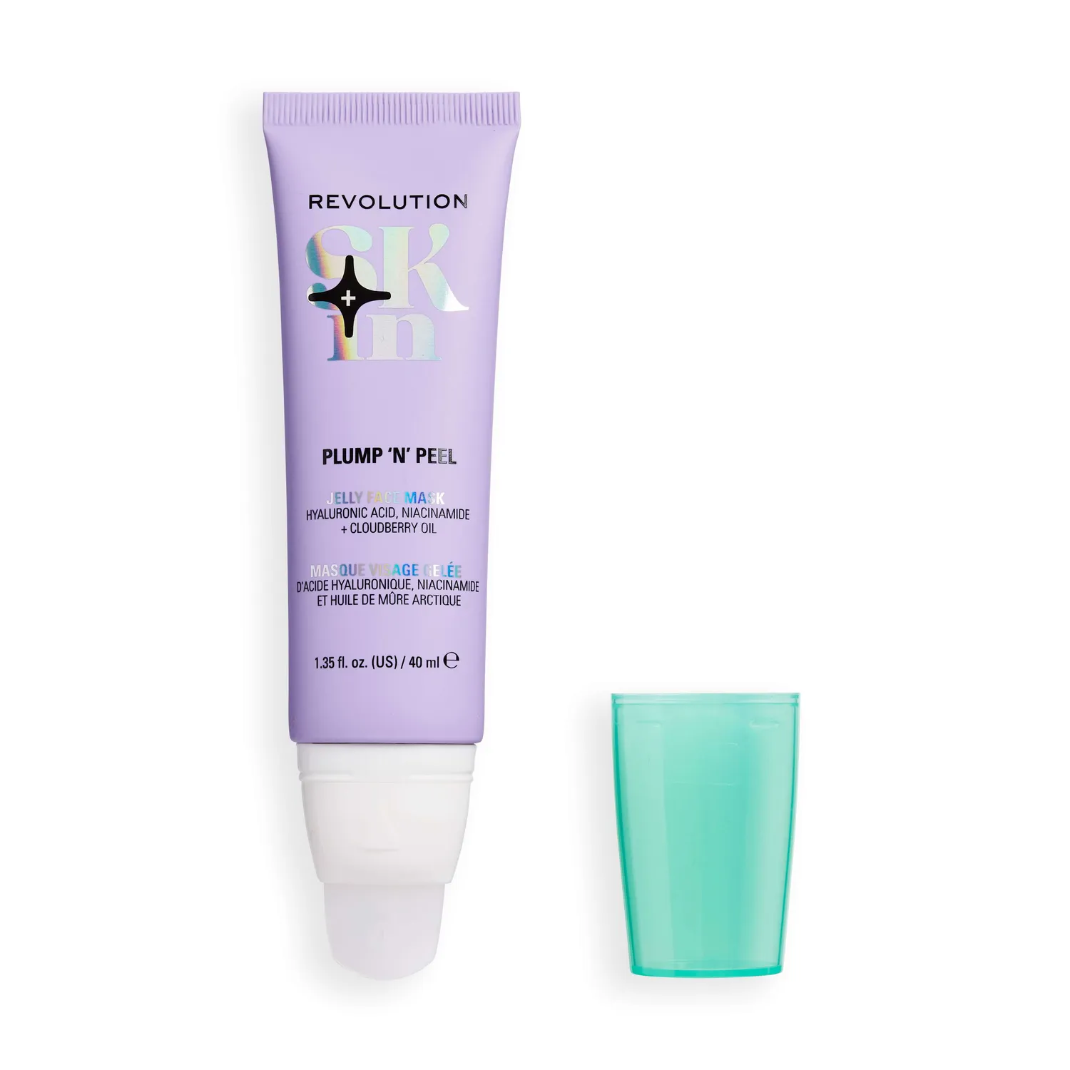Revolution Plump n Peel masque visage jelly peel-off éclat