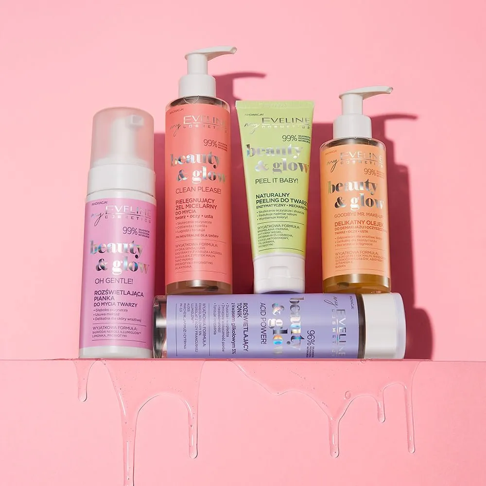 Eveline Beauty&Glow gel micellaire nettoyant visage