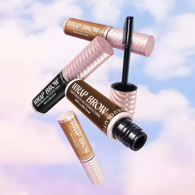 Revolution Wrap Brow gel sourcils tubing marron moyen chaud