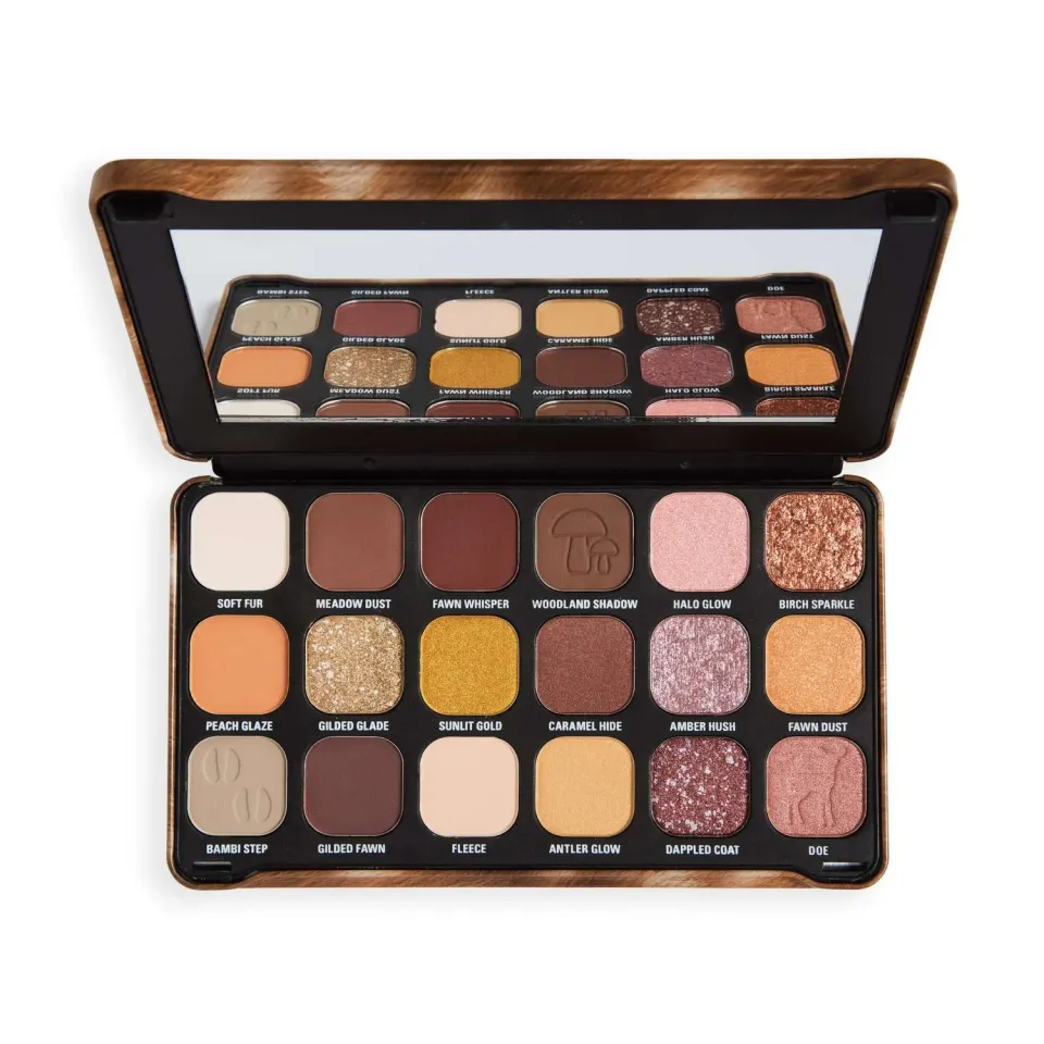 Revolution Forever Flawless Doe Eyes palette fards à paupières neutres chauds