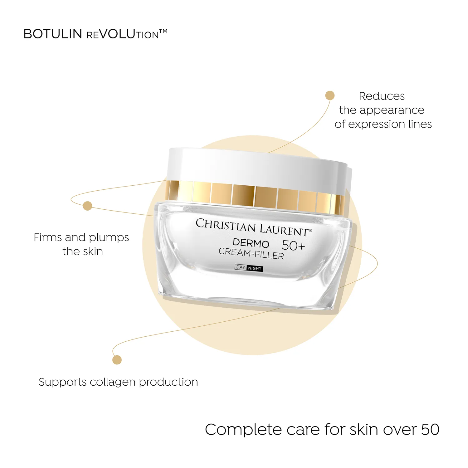 Eveline Christian Laurent Botulin crème visage 50+ anti-rides