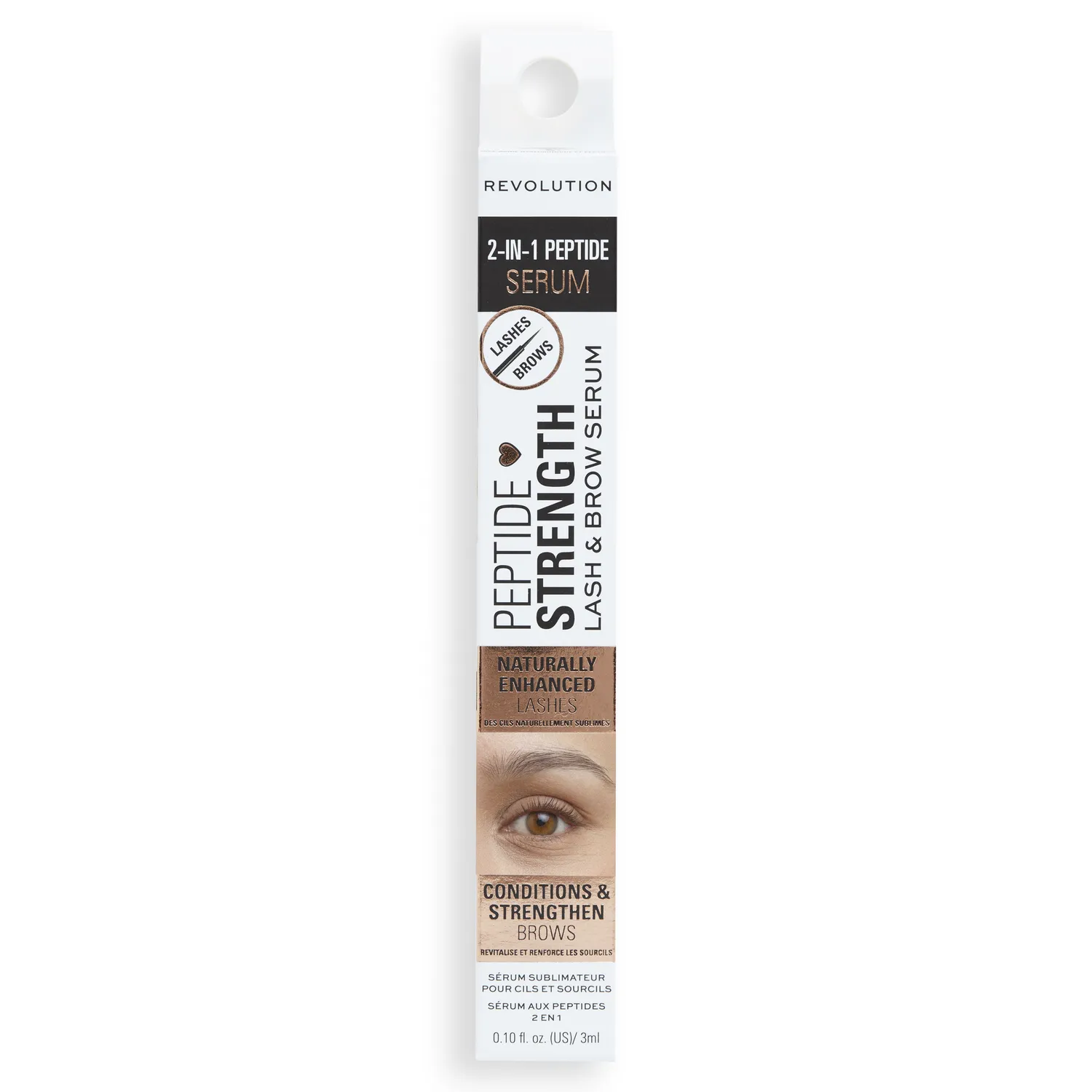 Revolution Peptide Strength sérum cils et sourcils peptides
