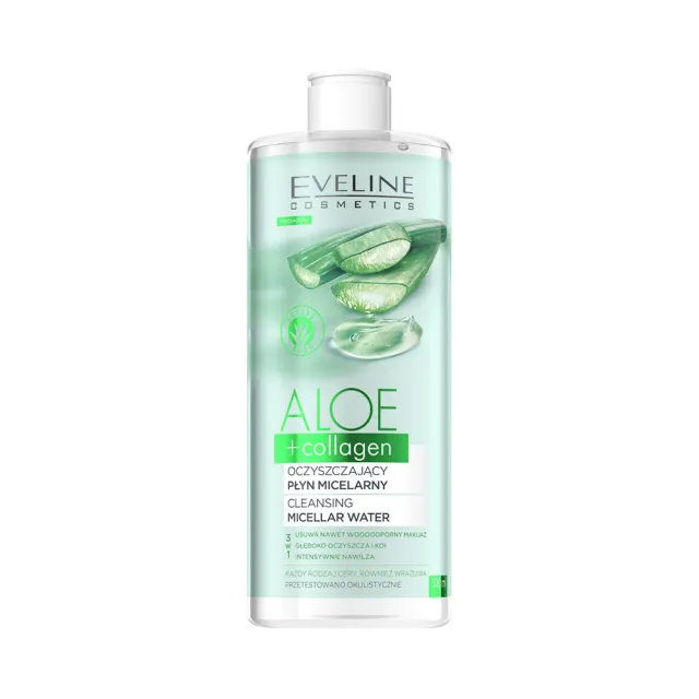Eveline Aloe+Collagen eau micellaire apaisante