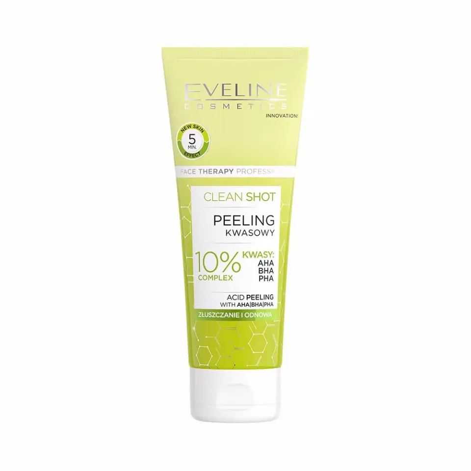 Eveline Face Therapy Professional Clean Shot peeling acide teint terne