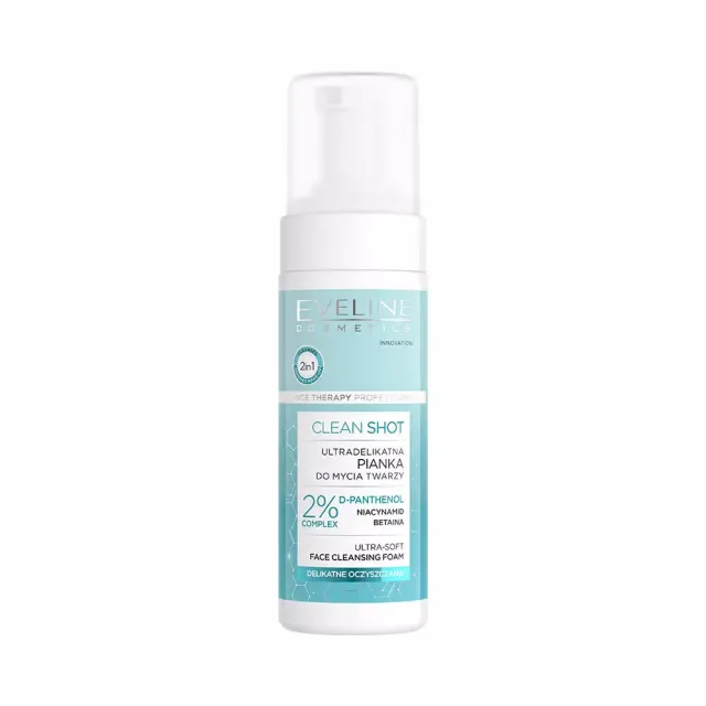 Eveline Face Therapy Clean Shot mousse douce panthénol